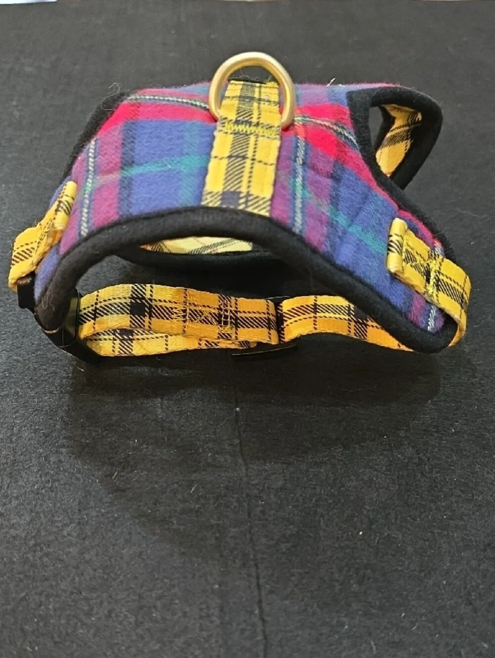 Petco Yellow Plaid Adjustable Dog Collar - Classic Tartan Style #686